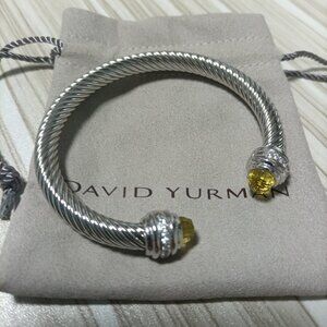 David Yurman Cable Classics Color Bracelet with Domes and Pavé Diamonds,7mm,B143